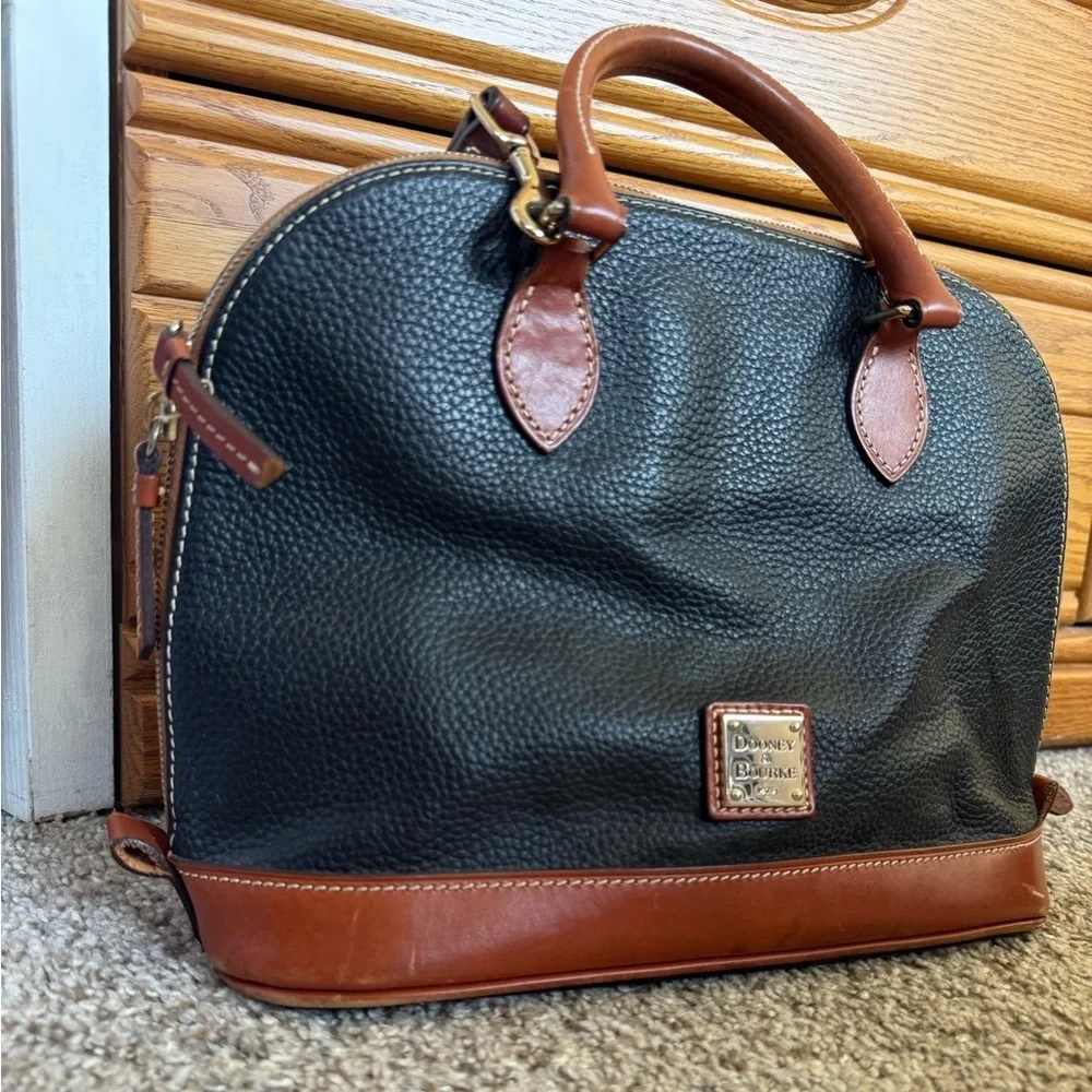 Dooney & Bourke Pebble Grain Zip Zip Satchel
